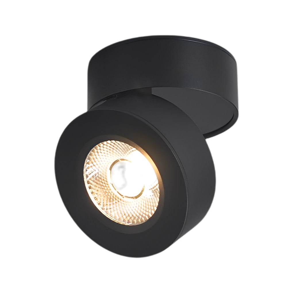 Round Foldable Adjustable LED Nordic Spotlight Flush Mount Ceiling Light