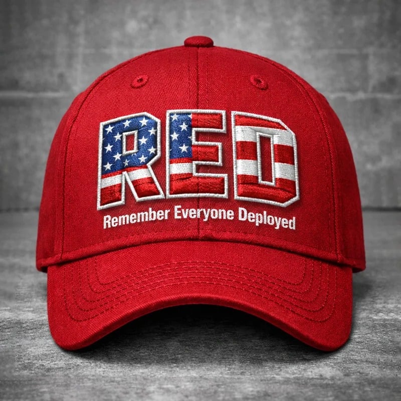 Red Friday Print Casual Hat (Unisex)