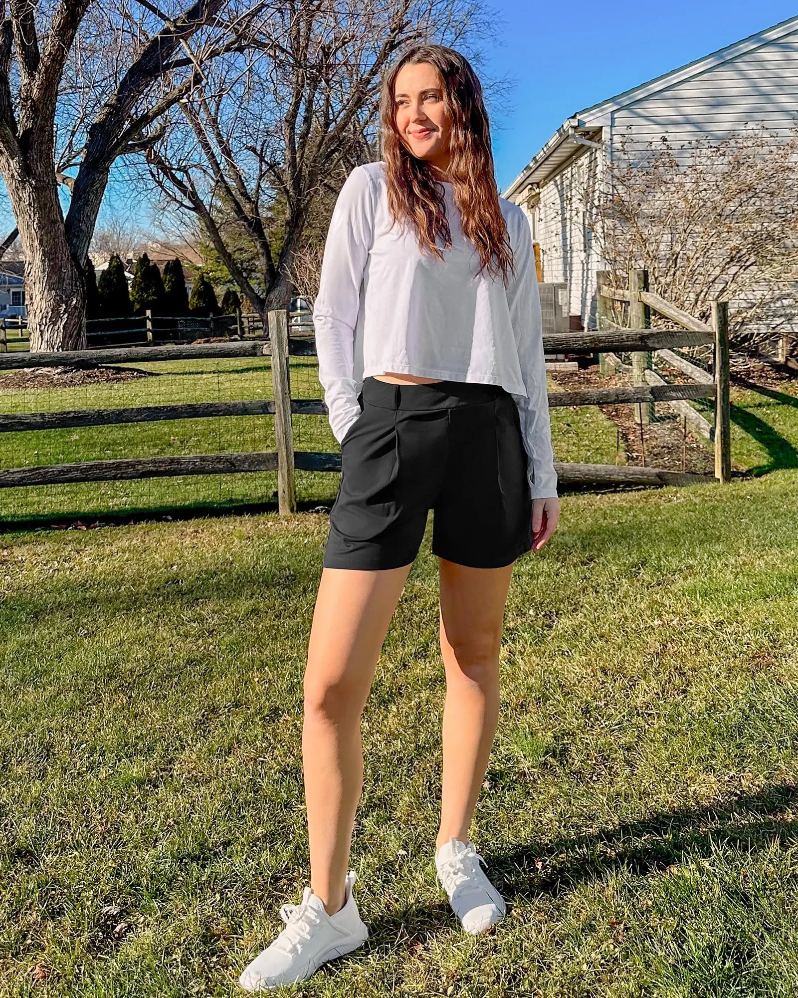 Women's High Waisted Casual Shorts