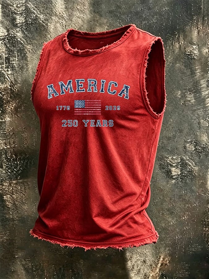 Men'S Casual Printed Vest