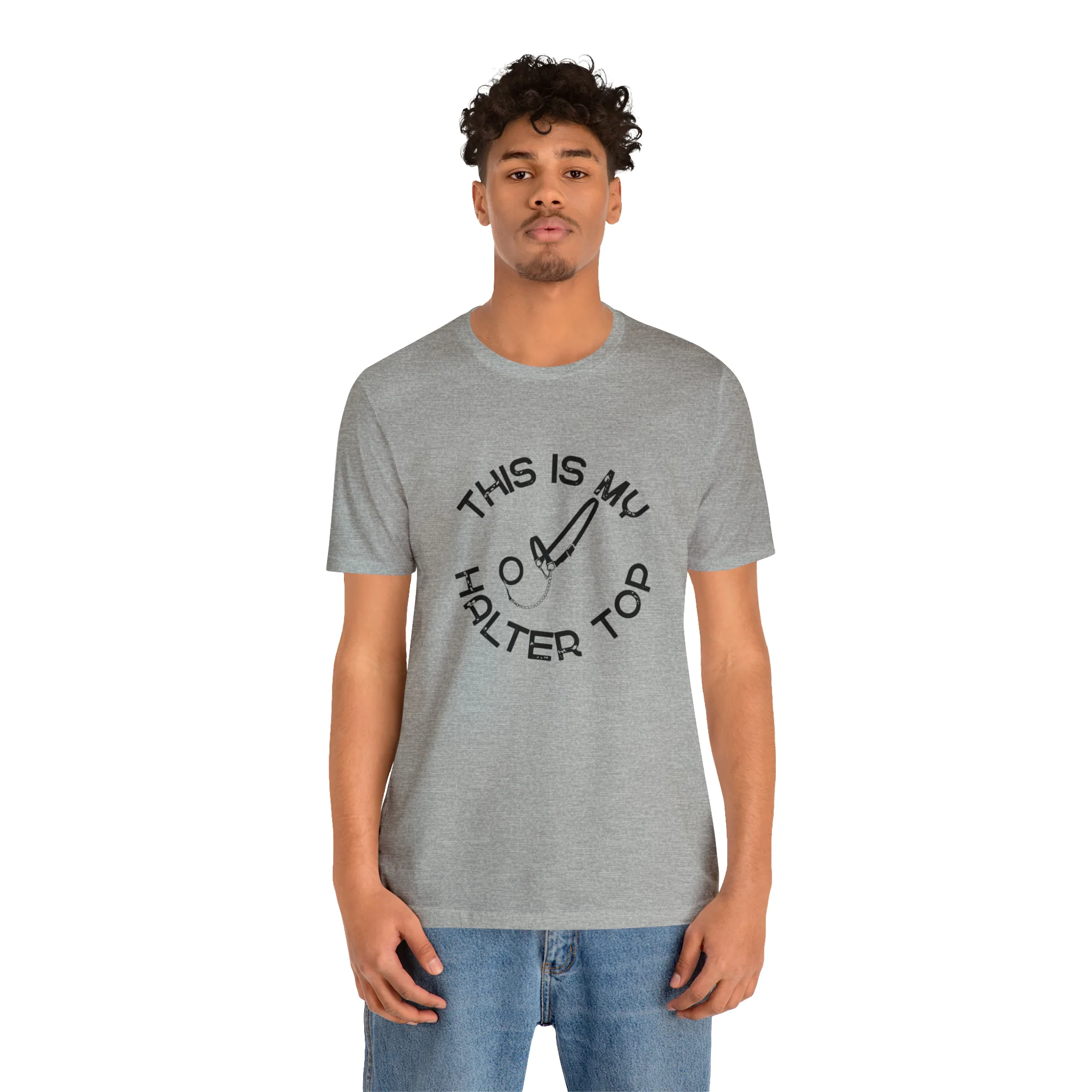 This is My Halter Top Unisex Jersey Short Sleeve Tee