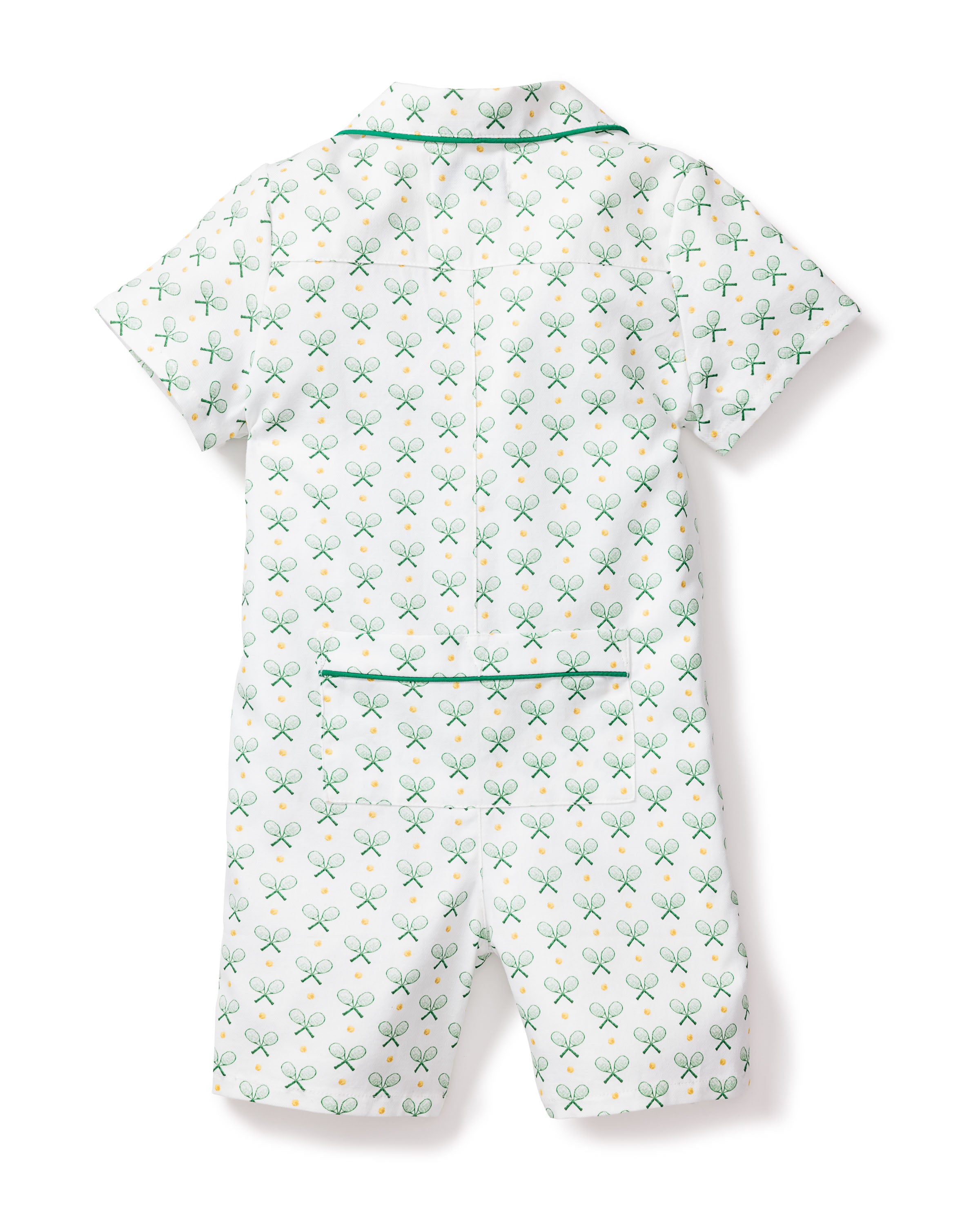 Baby's Twill Summer Romper in Match Point