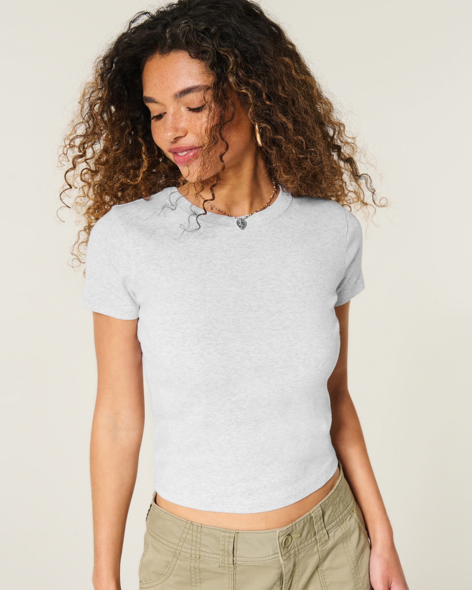100% Cotton Crew Baby Tee