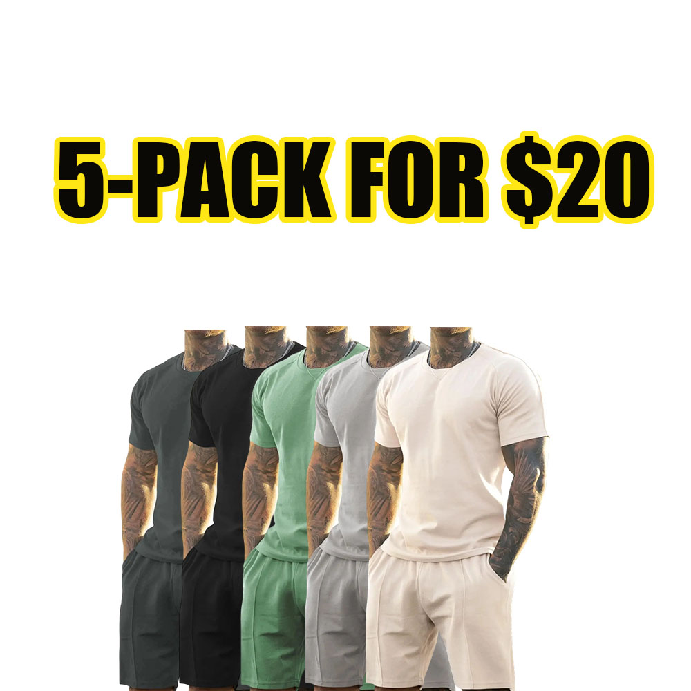 Men's Summer 2-Piece Short Set