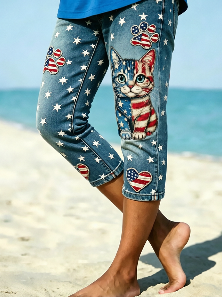 American Independence Day Celebration Pants