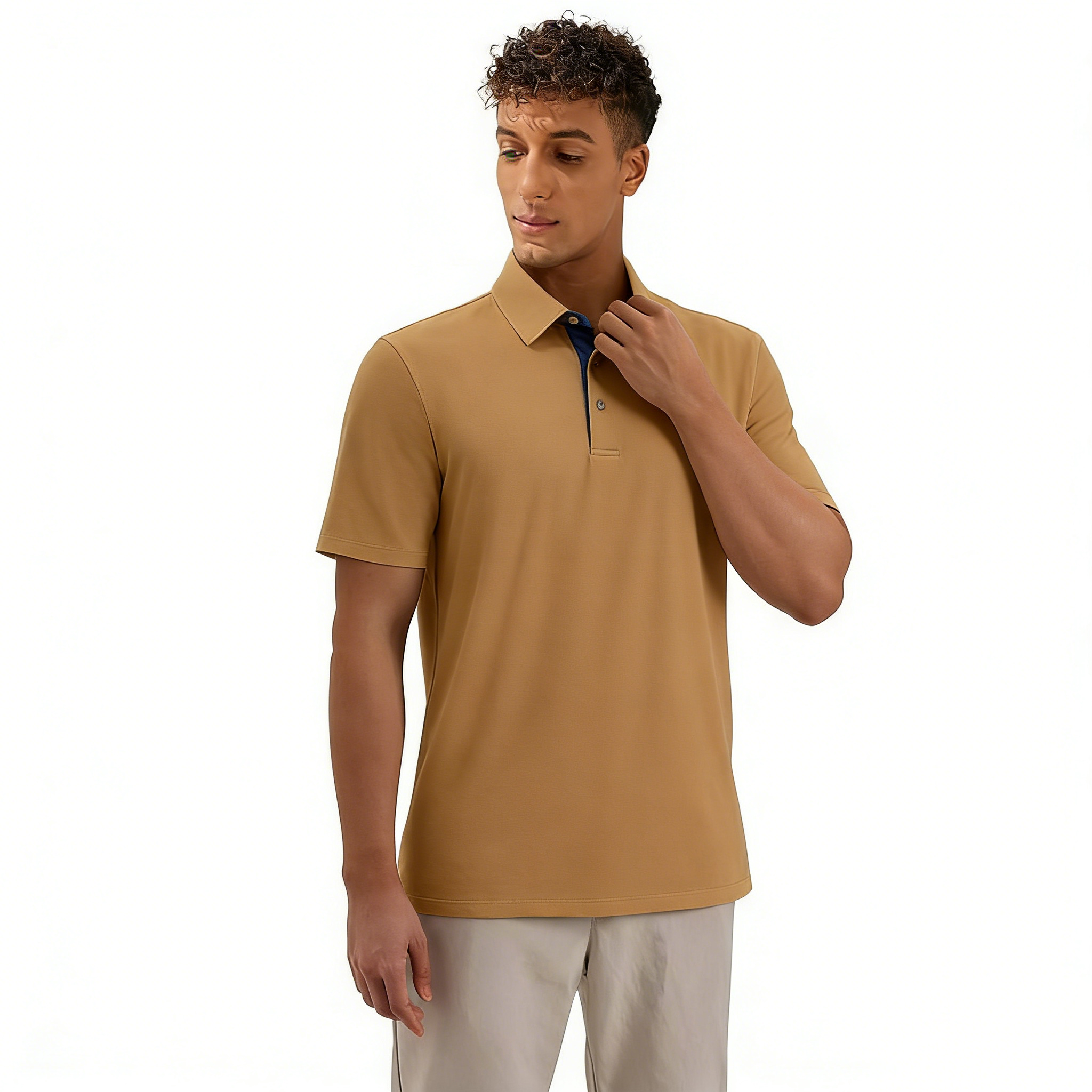 Men's Casual Short Sleeve Polo Shirt