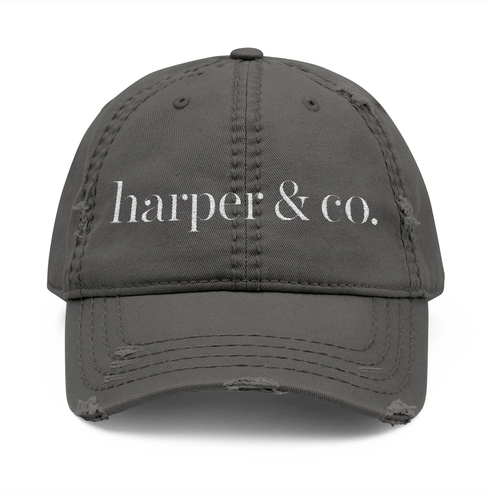 Distressed Ball Hat (Embroidery)