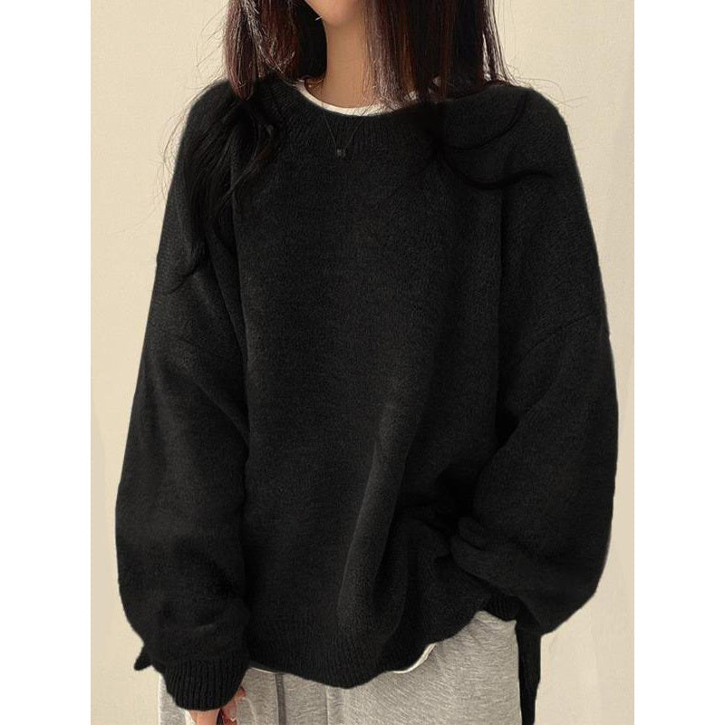 Cozy Split Hem Knit Sweater