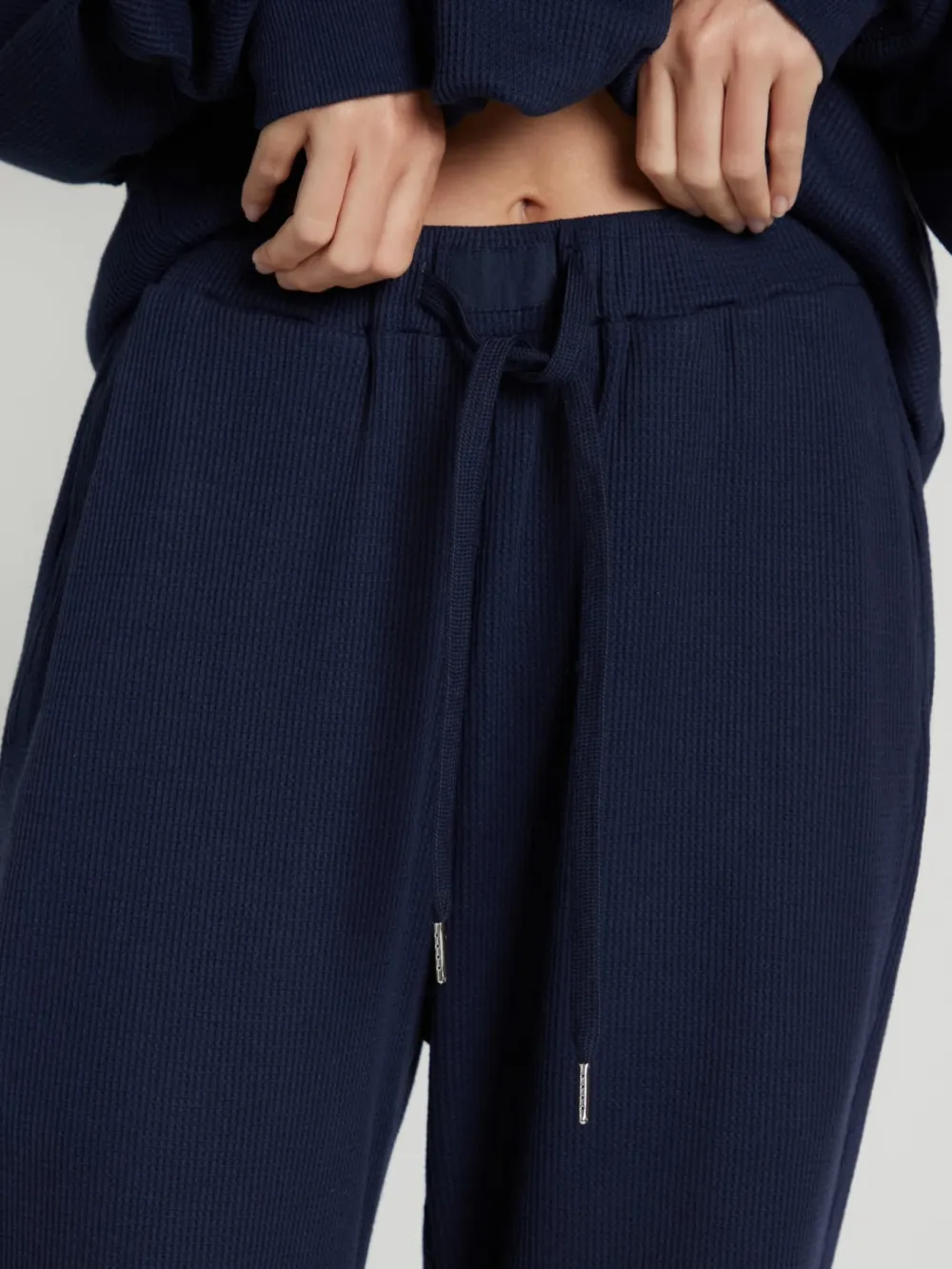 Waffle Lounge Long Sleeve Lounge Set