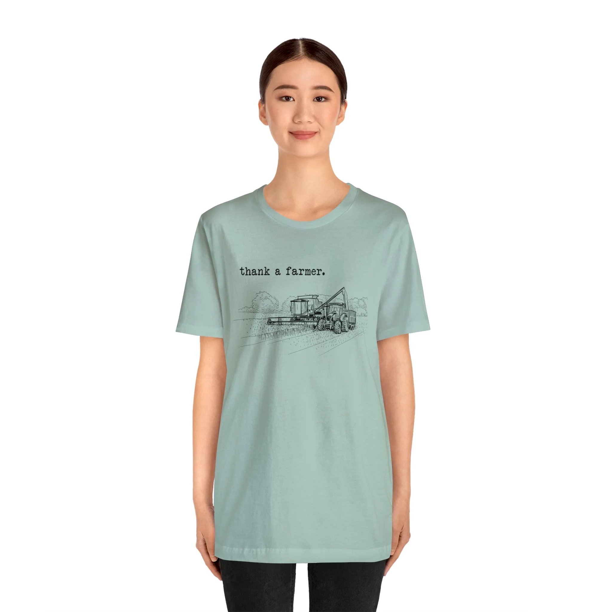 Thank a Farmer Unisex Jersey Short Sleeve Tee