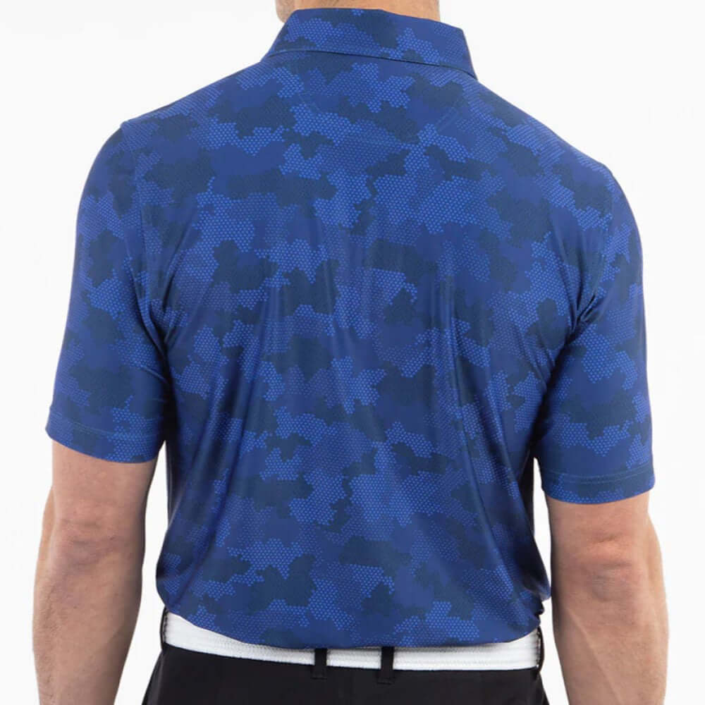 Men's Bobby Jones Performance  Jersey Armed Forces Camo Print Polo