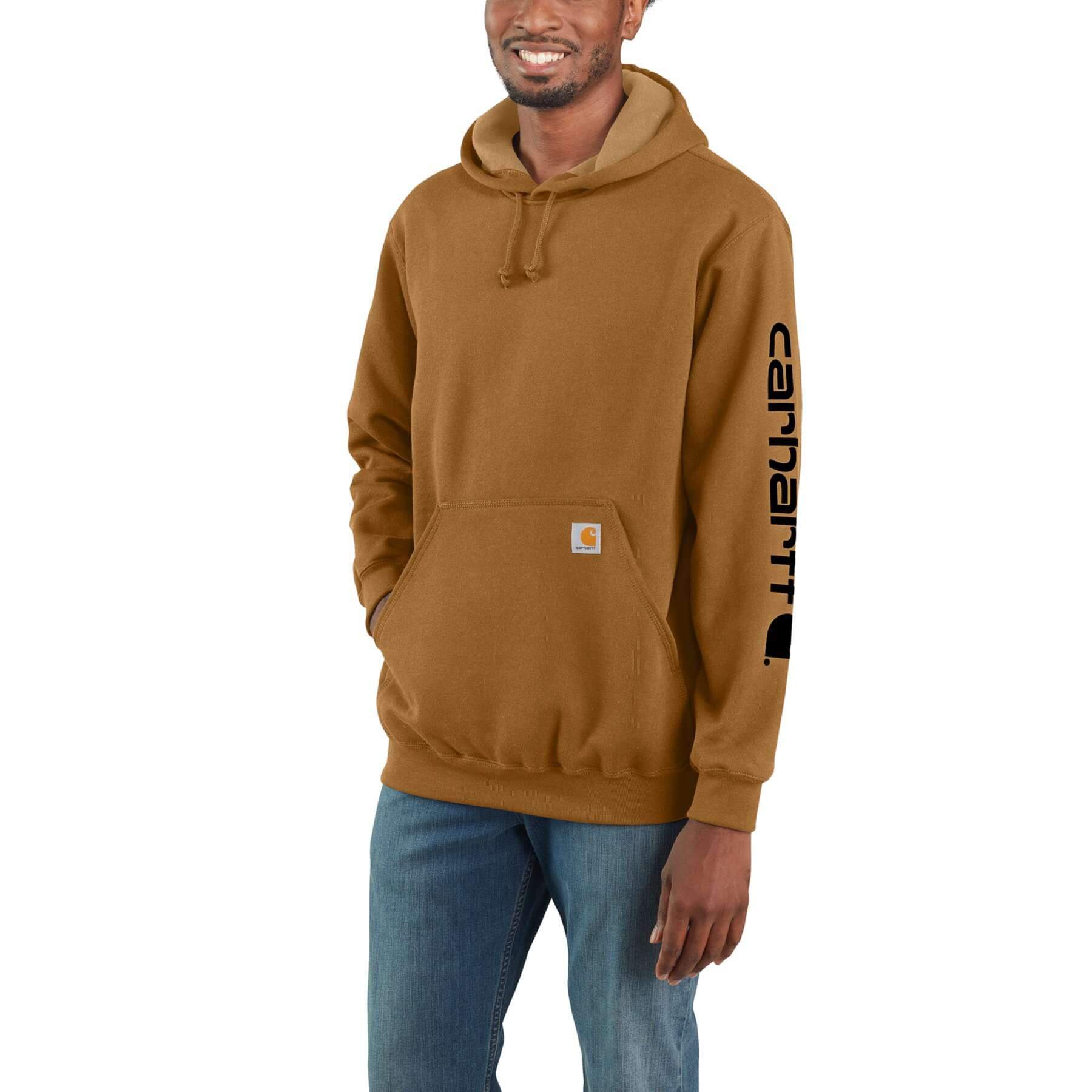 CHT Sleeve Logo Midweight Loose Fit Hoodie K288