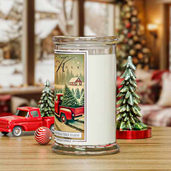 Christmas Tree Farm Large Jar | Soy candle