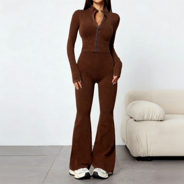 Women's Winter Knitted Two-Piece Set
