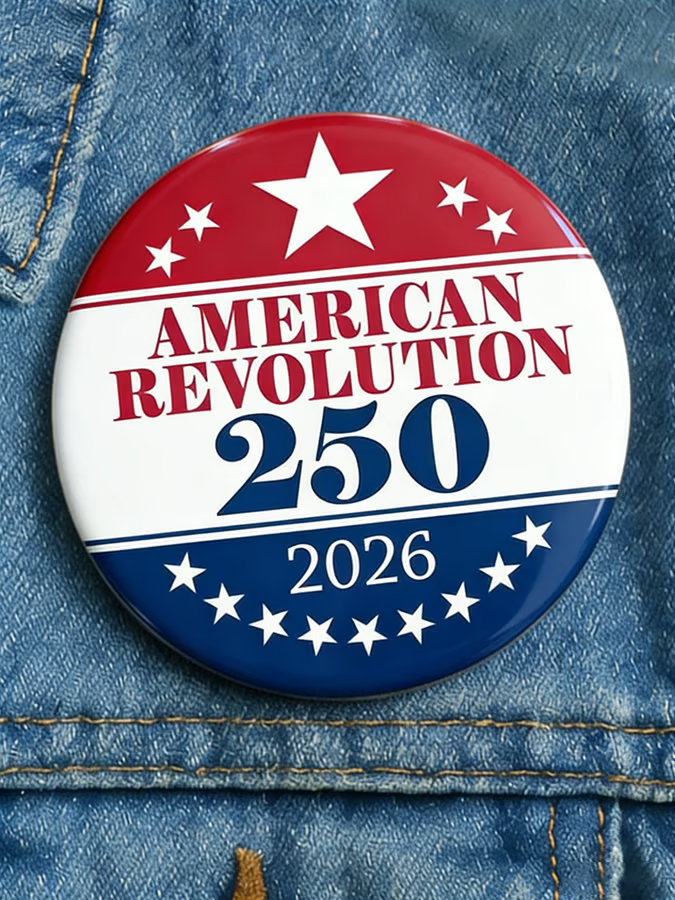 American 250th Anniversary Brooch