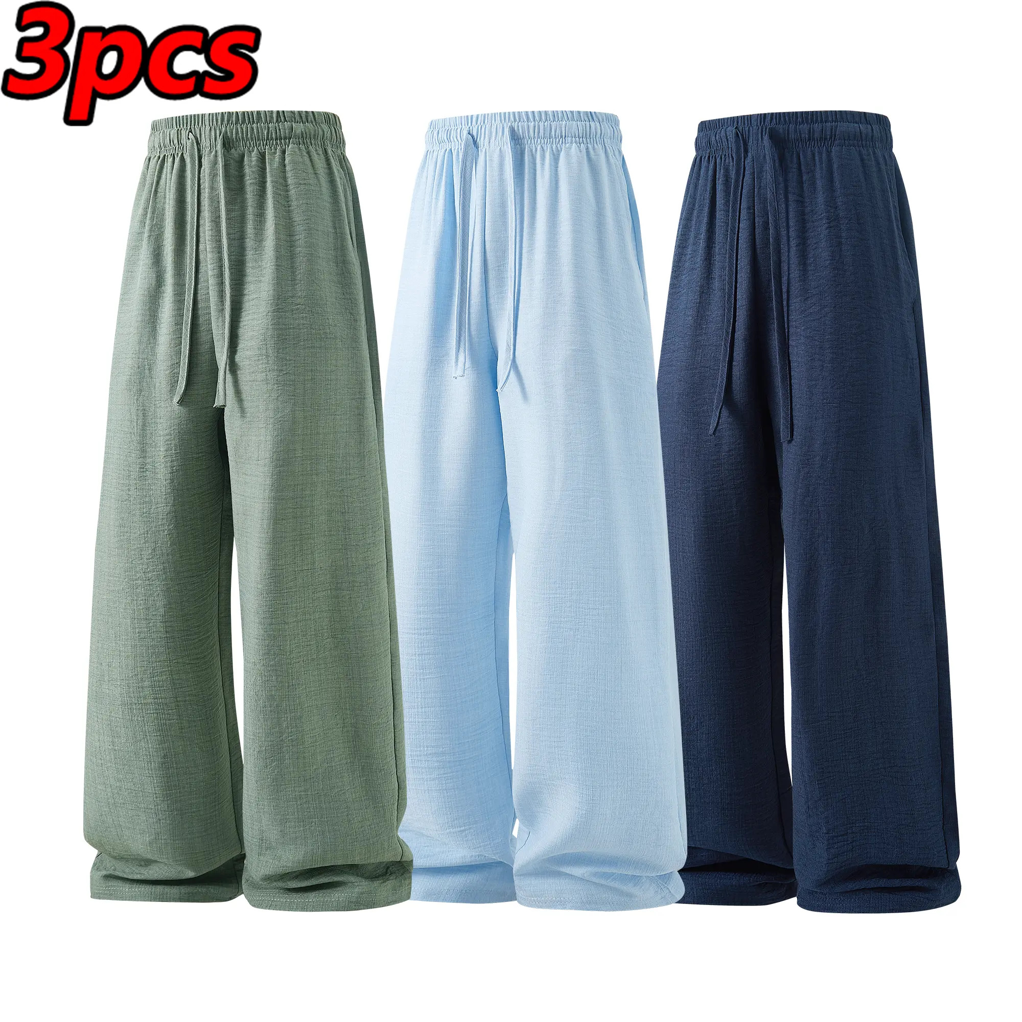 Men’s Summer Lightweight Casual Retro Pants