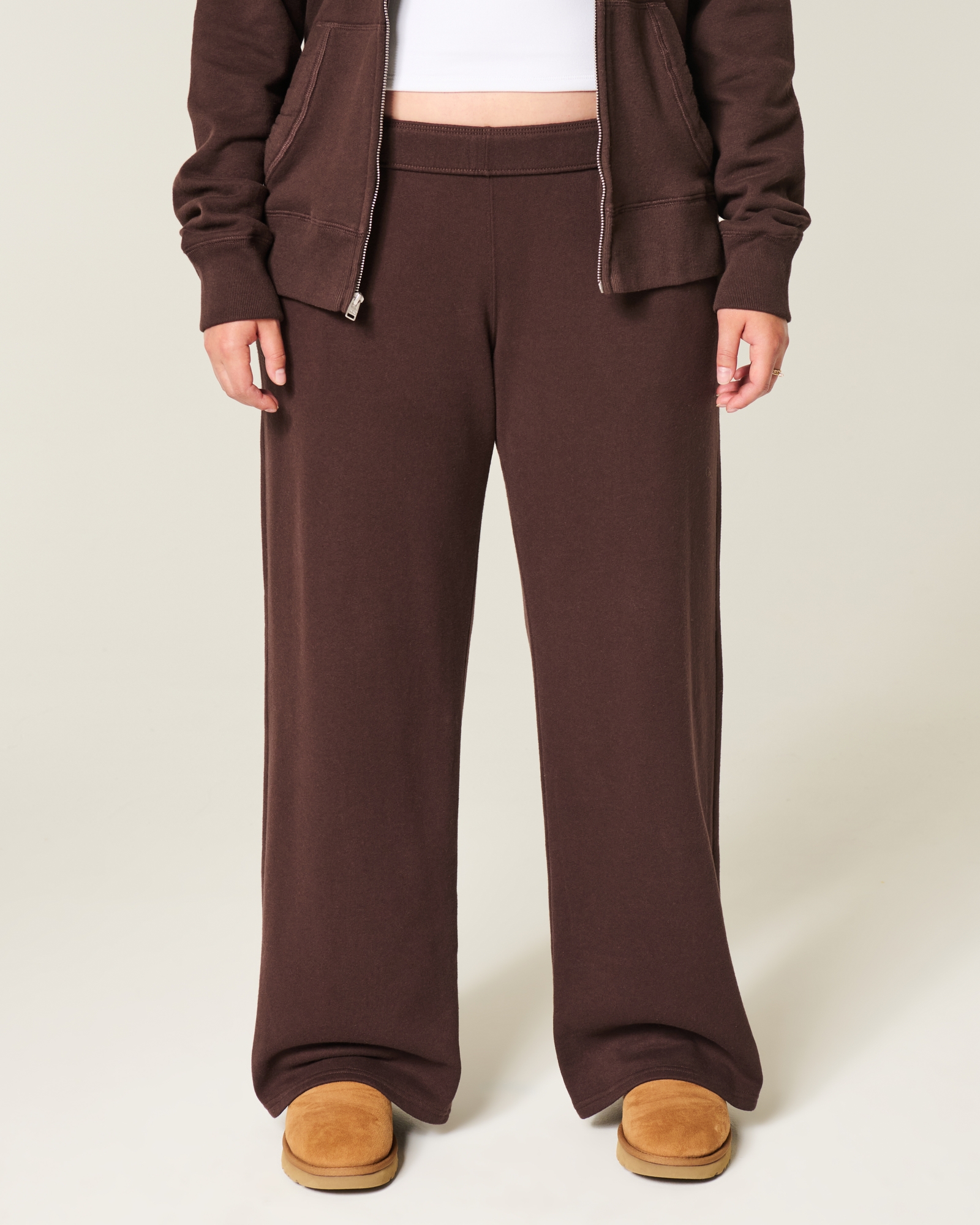 Wide-Leg Sweatpants