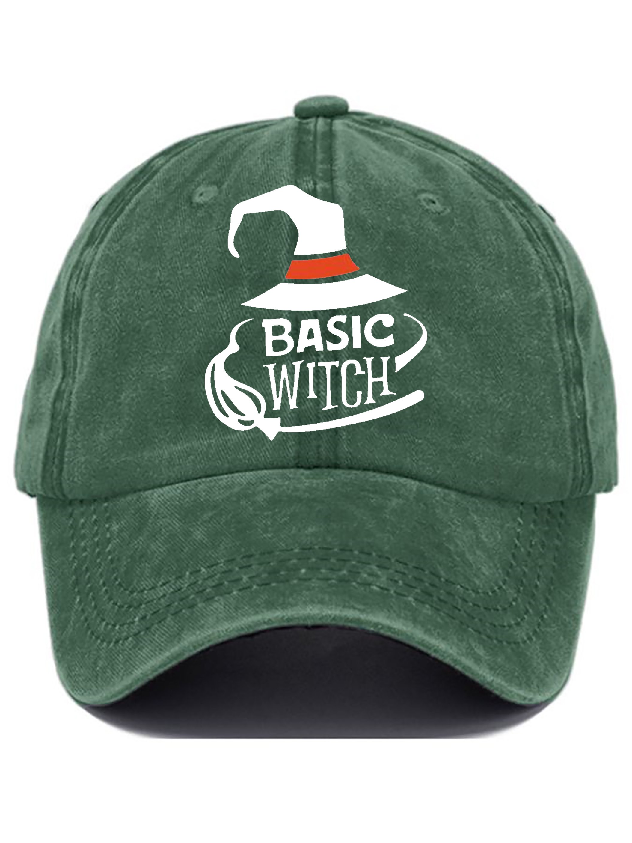 Halloween Witch Print Baseball Cap
