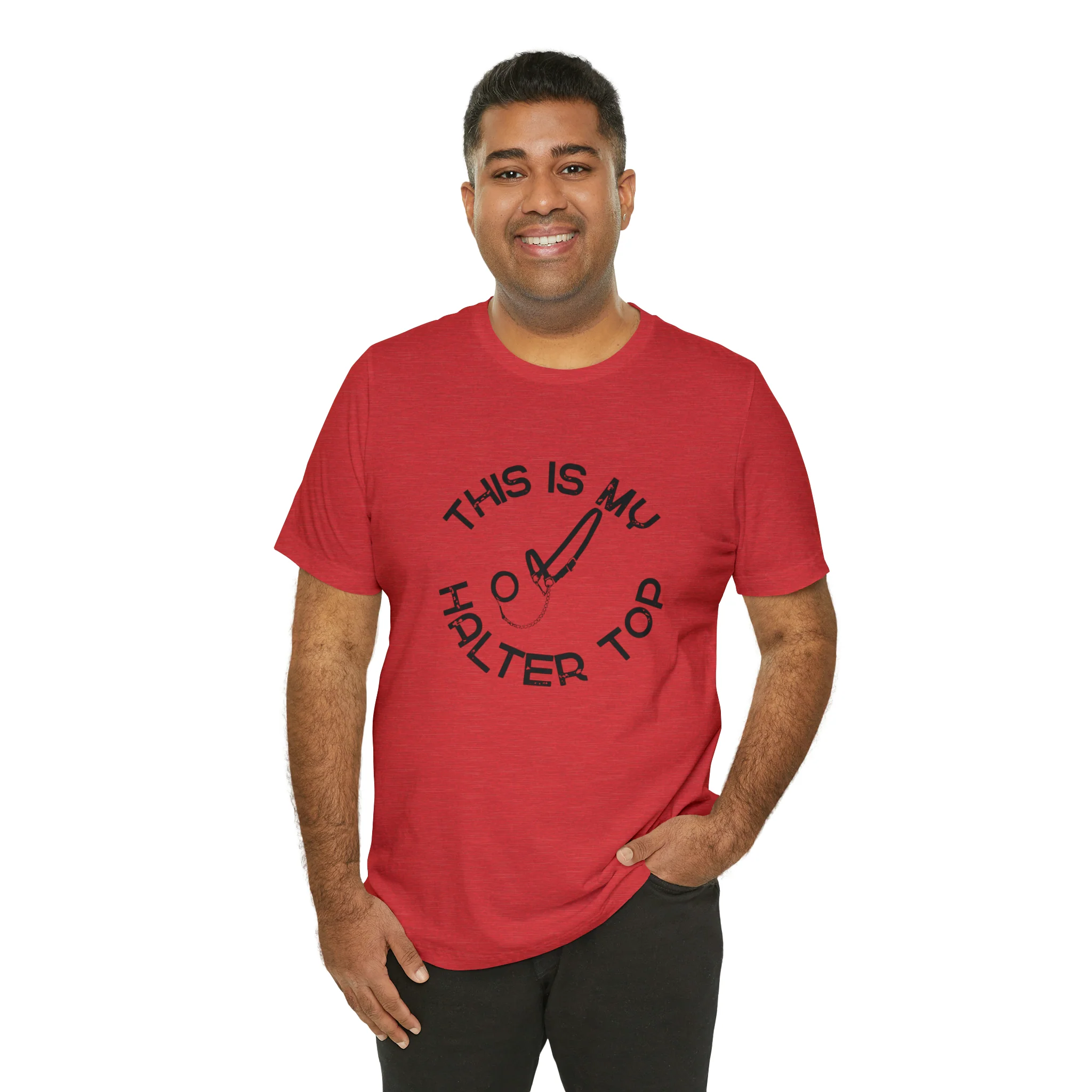 This is My Halter Top Unisex Jersey Short Sleeve Tee
