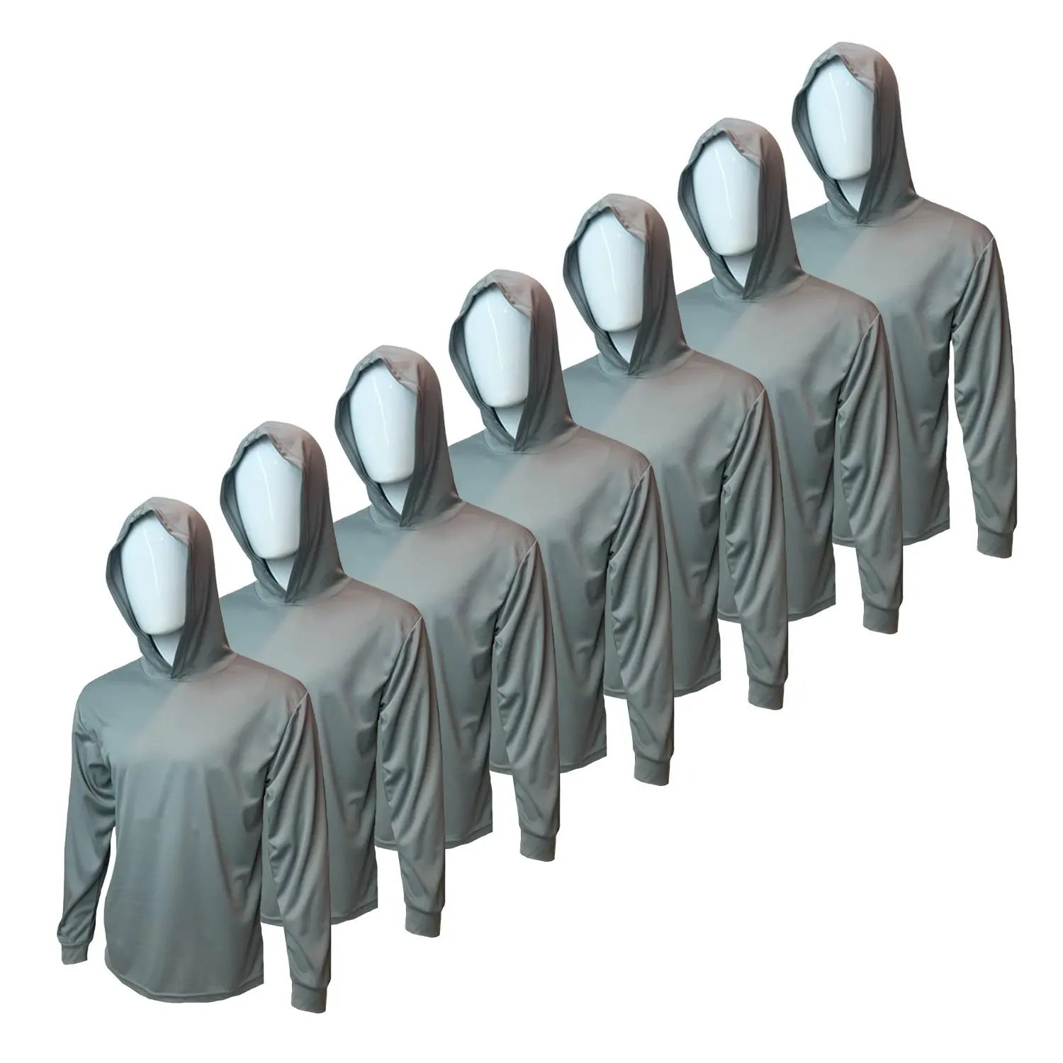 7-Pack High-Visibility Ultralight Long-Sleeve Hoodie