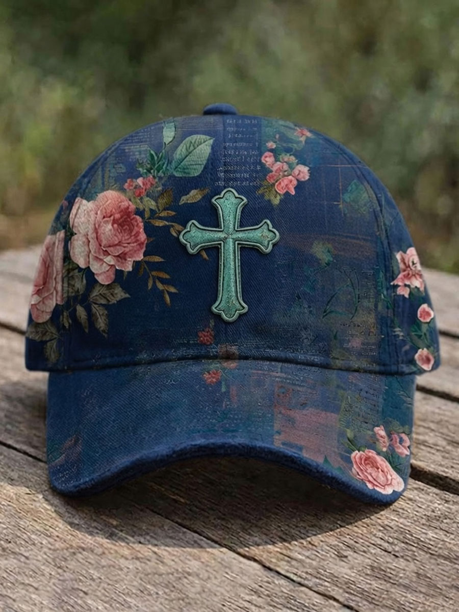 Unisex Faith Art Print Casual Baseball Cap