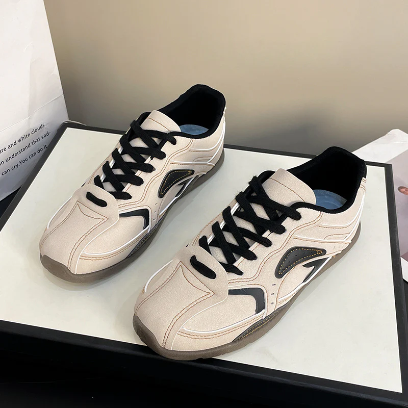Contrast Flat Sneakers (multiple color options)