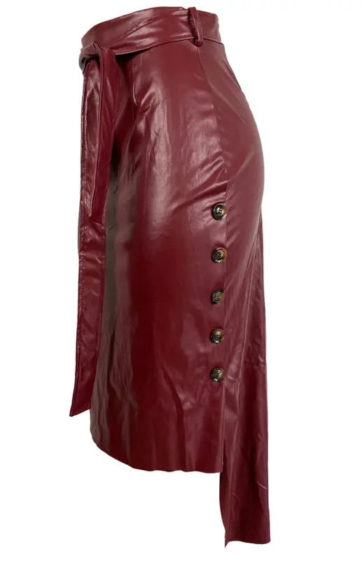 Ladies Slit Midi Slim Skirt