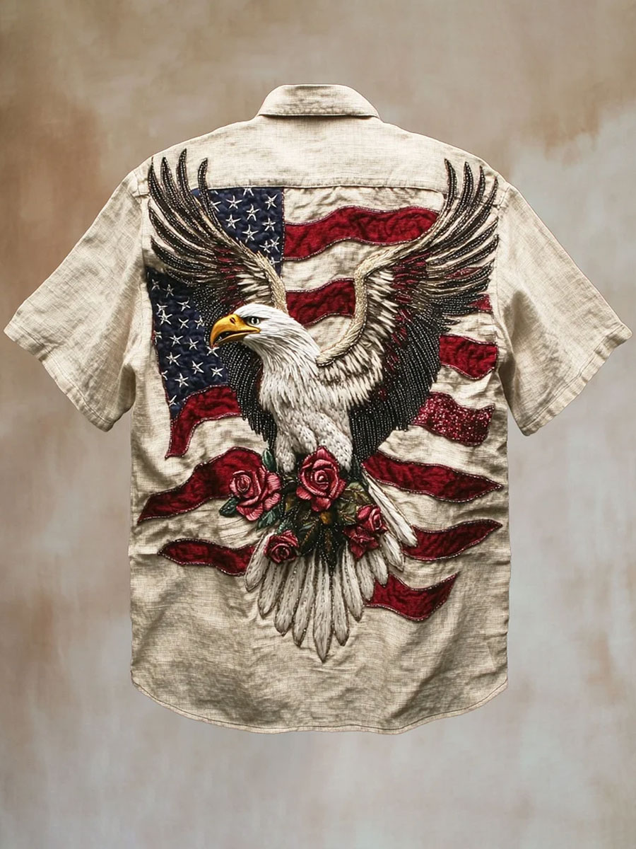 Men'S 250Th Anniversary National Print  Shirt