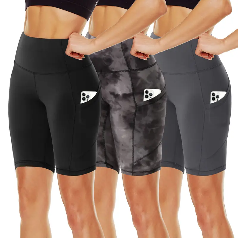 Women's Biker Shorts with Pockets, 11