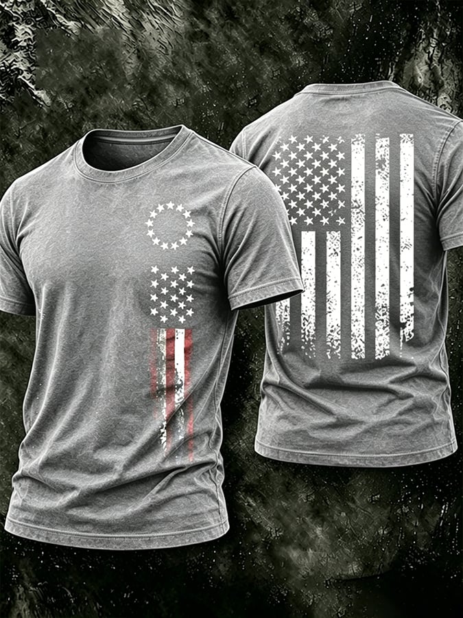 Men's USA 1776-2026 Freedom Printed  Shirt