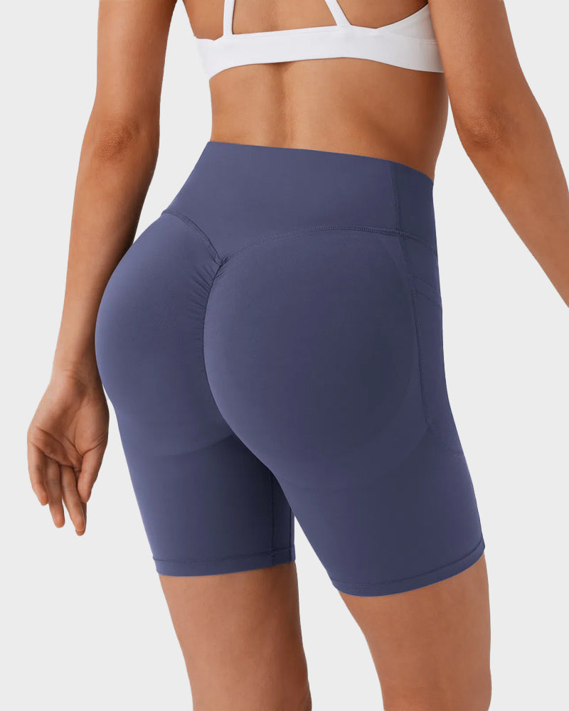 Tummy Control Butt-Lifting Training Shorts with Pockets – 7