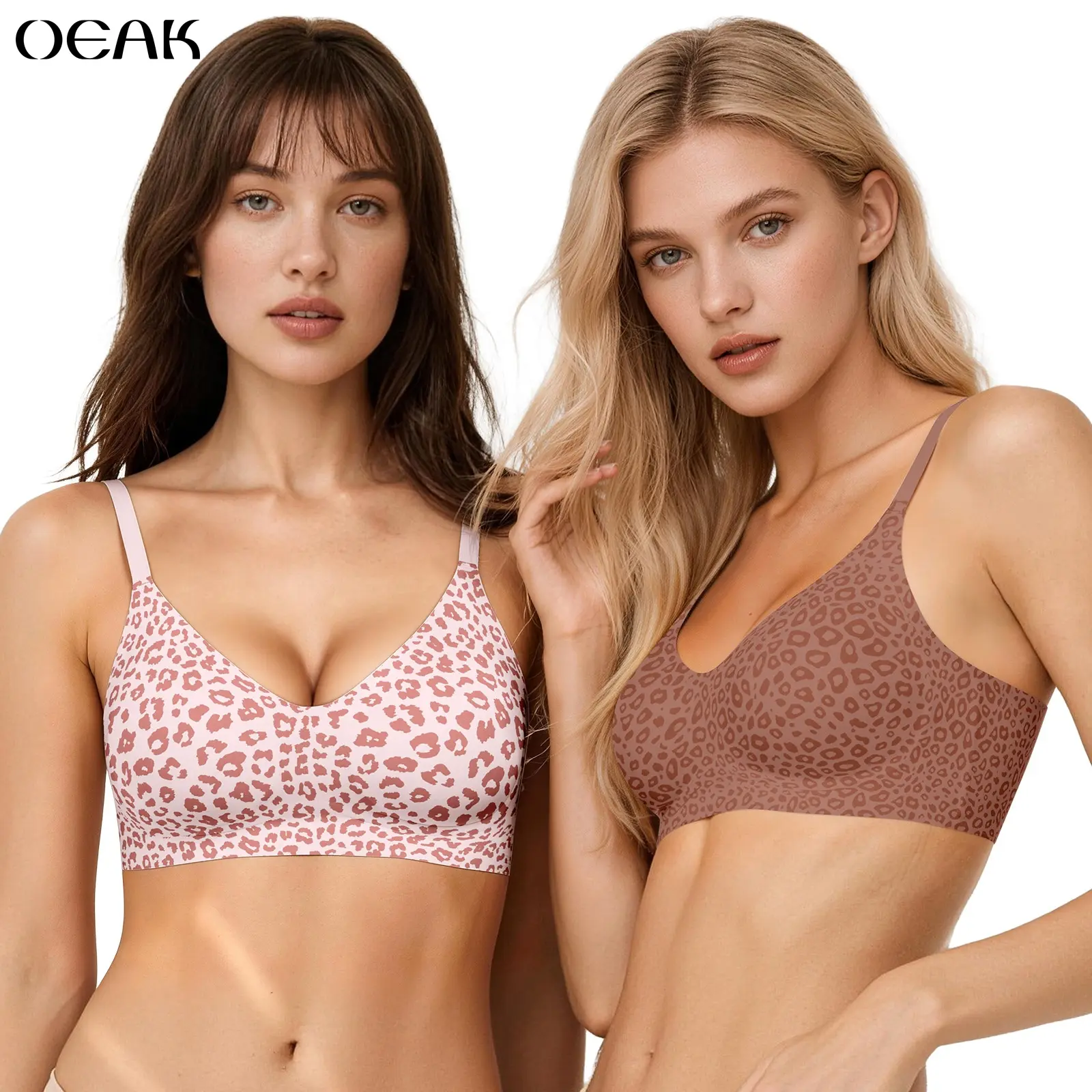 Women's Seamless Wireless Push Up Bra