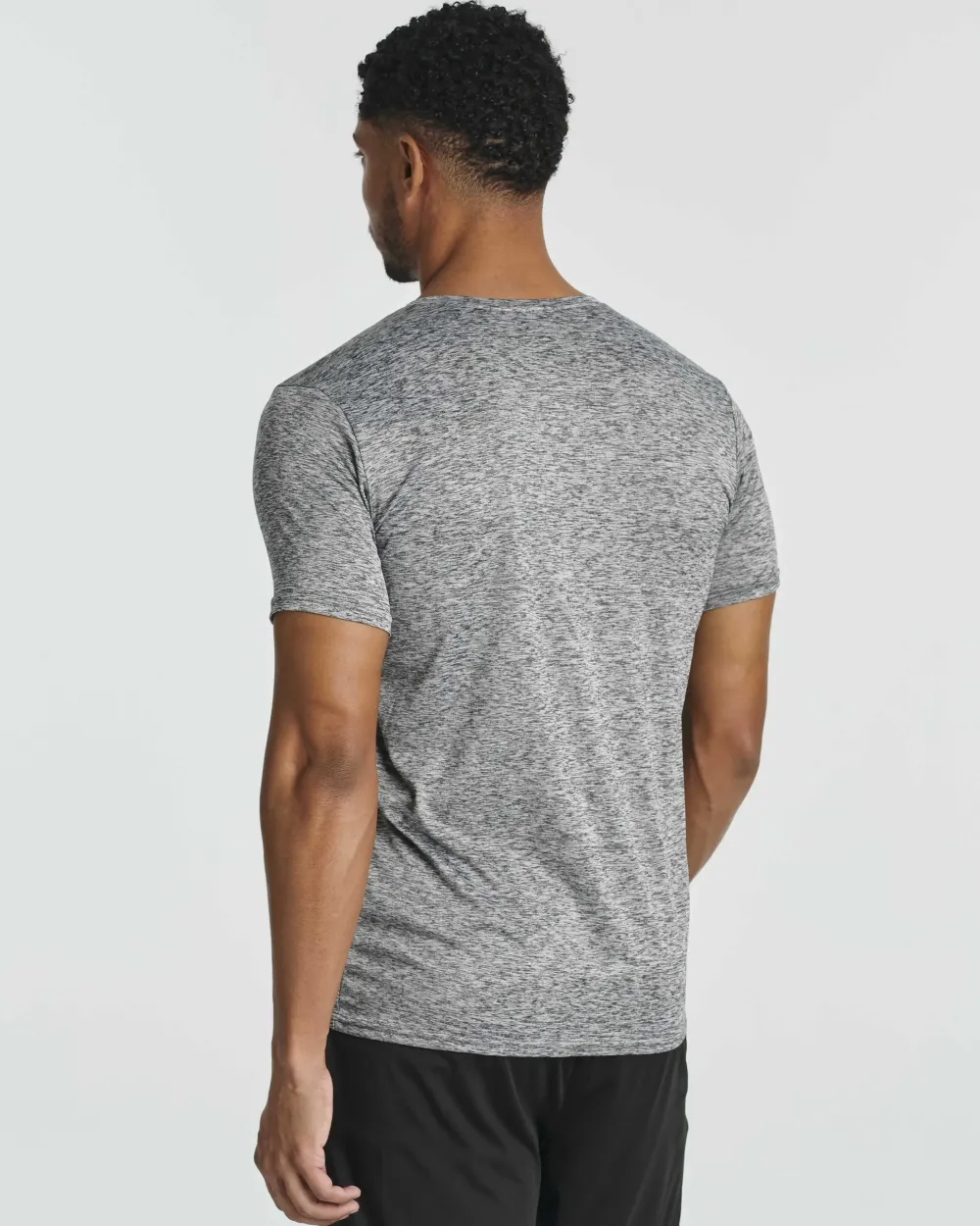 Men’s Short Sleeve Dry Fit Active Crew Neck T Shirt - Athletic Running Gym Workout Tee Tops