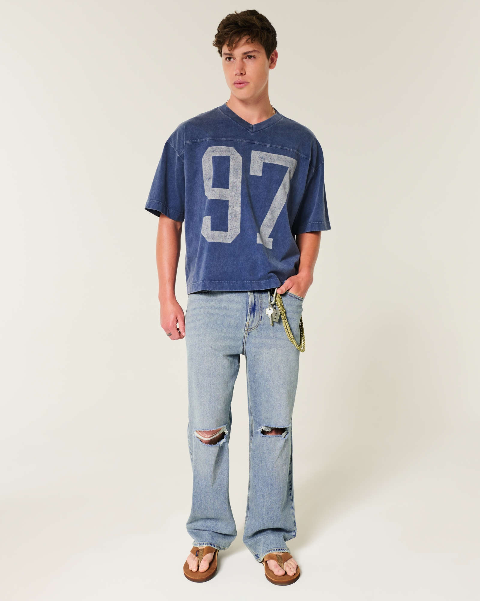 Light Wash Baggy Jeans