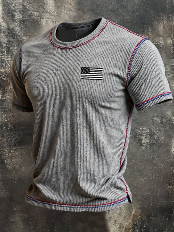 Men's Retro Color-Block 