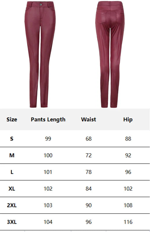 🖤 Chic Faux Leather Pants – Sexy, Sleek & Perfect for Any Outfit 🔥