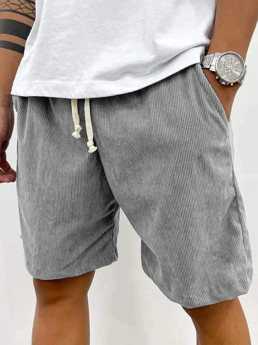 RL Casual Shorts-perfect for sunny strolls, brunch dates, or casual weekend adventures