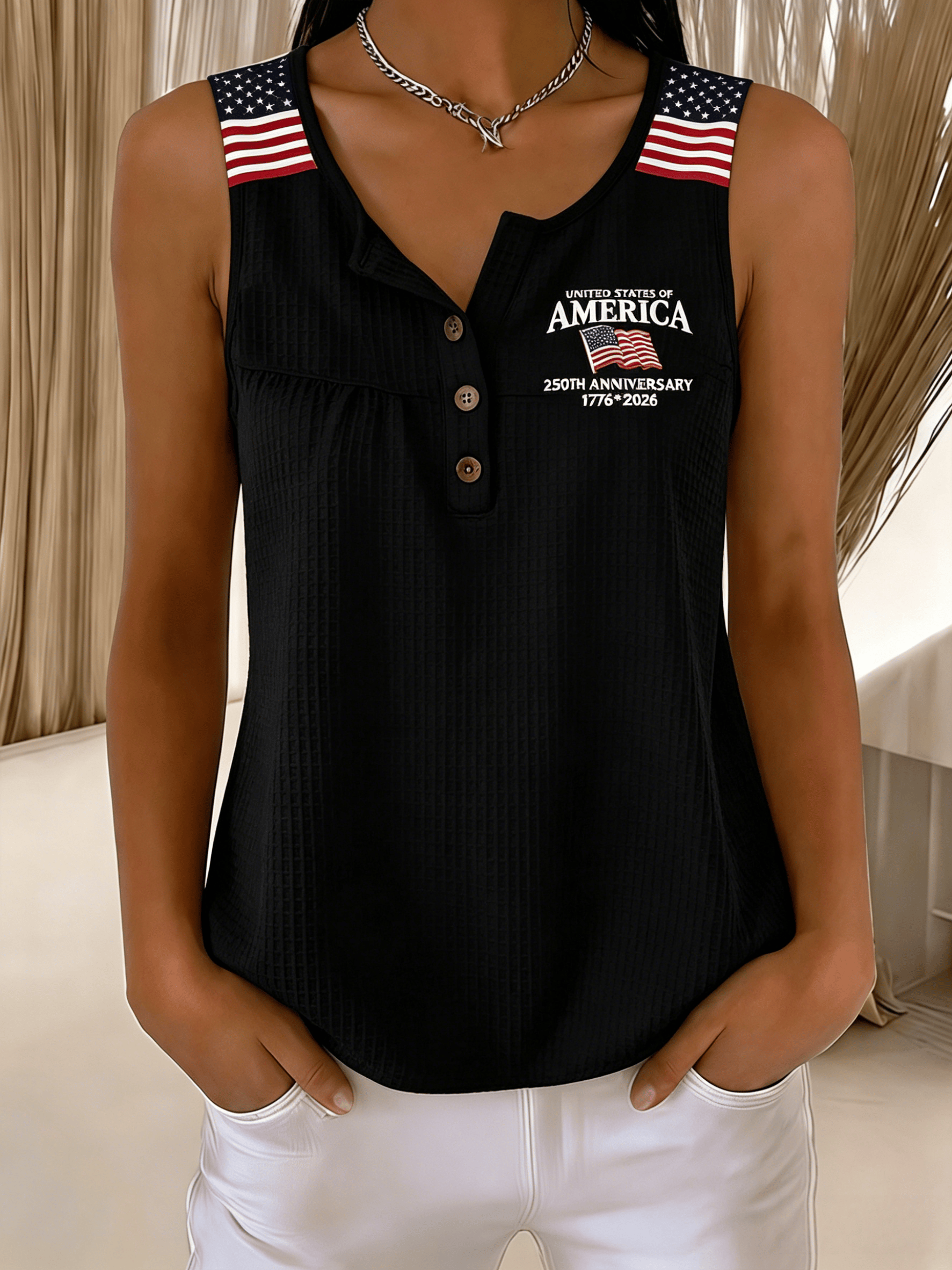 Women’s USA 250th Anniversary Freedom Graphic Tank Top
