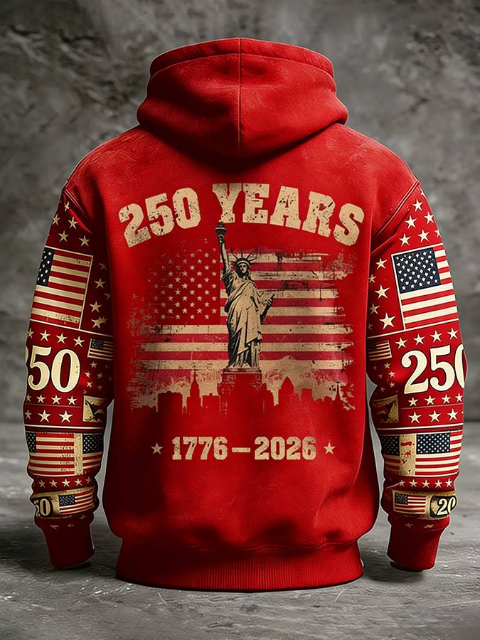 Men'S And Women'S 250Th Anniversary Celebration Hooded Sweatshirt