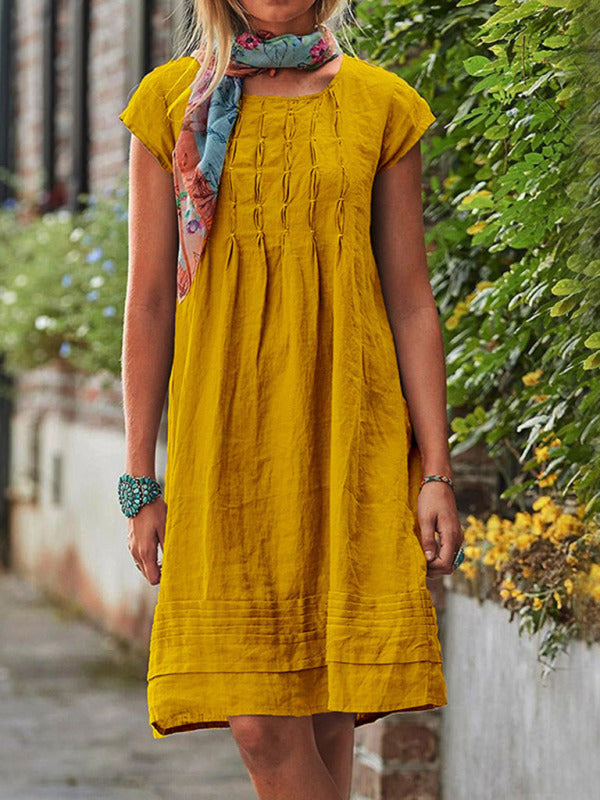 Loose Midi Skirt Slimming Dress