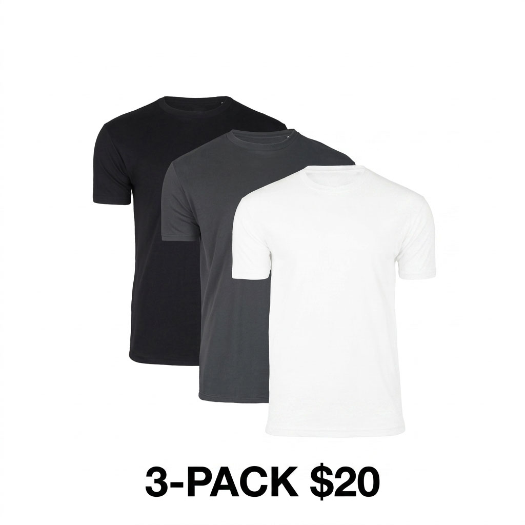 Men's Premium Fit Short Sleeve Crew Neck T-Shirt – Soft Everyday Essential