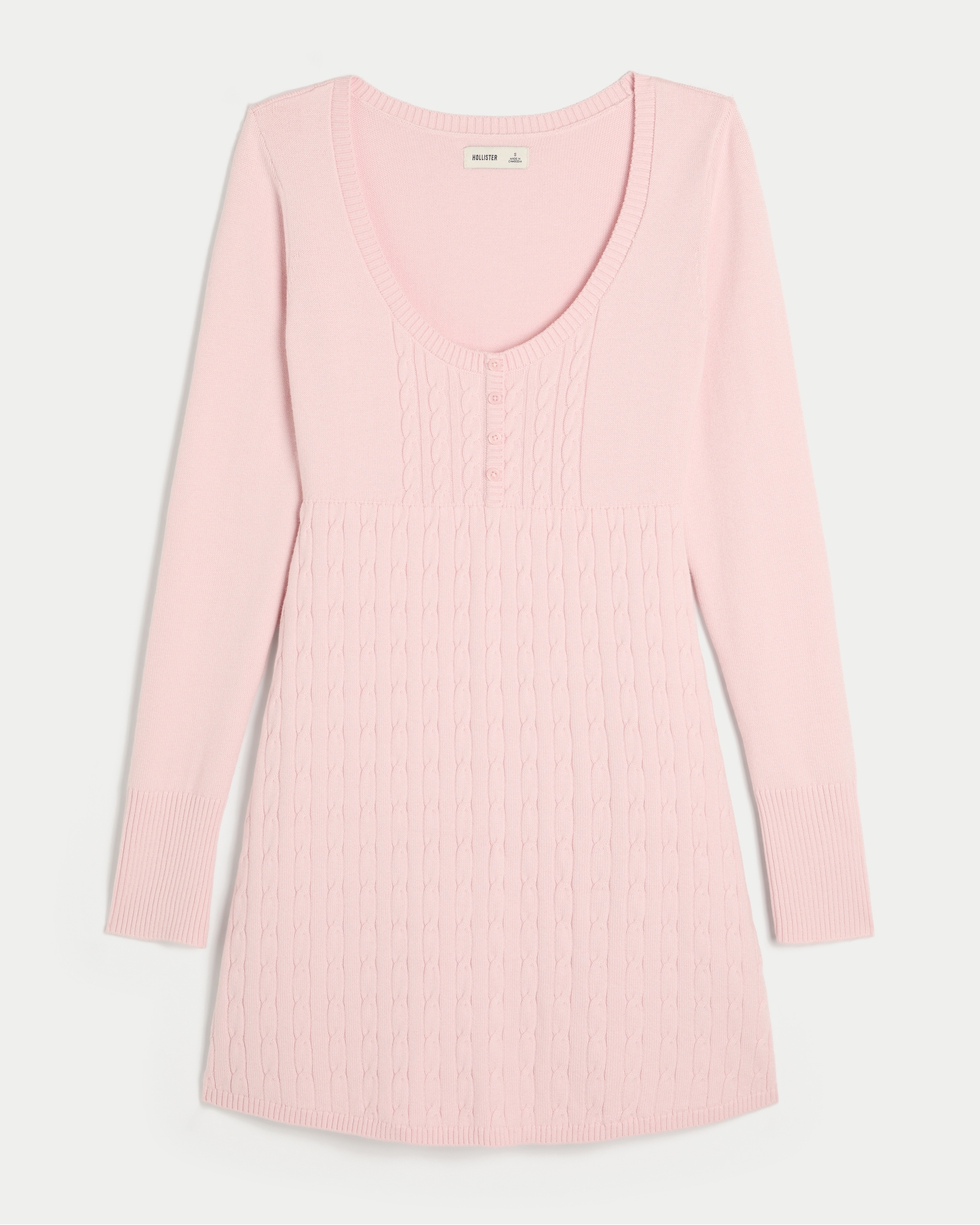 Babydoll Sweater Mini Dress