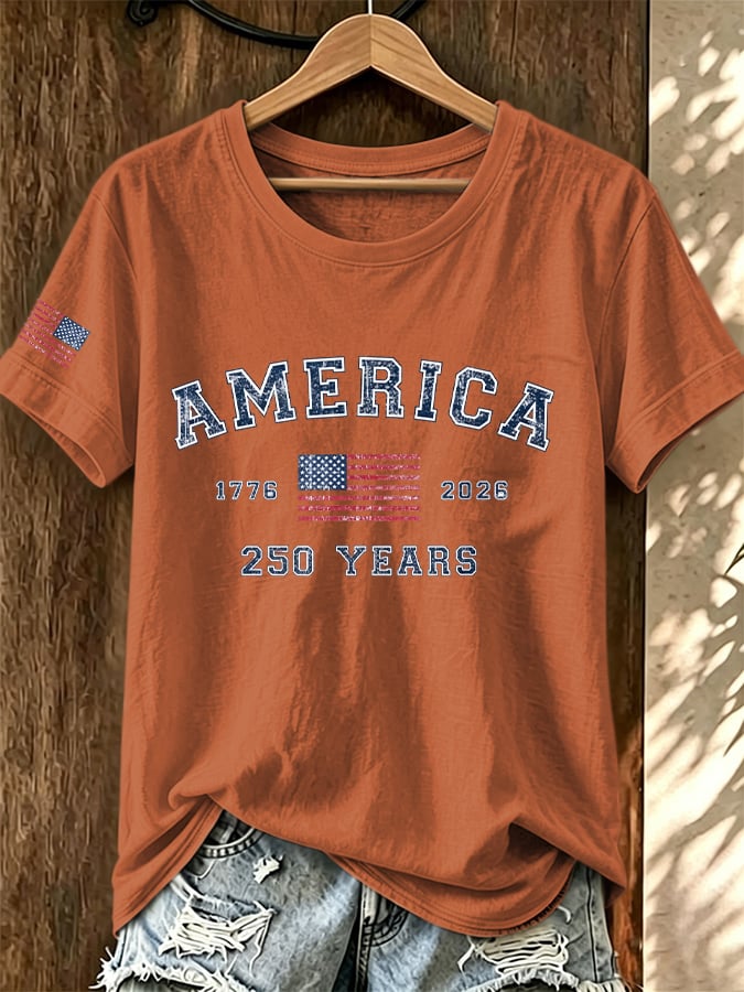 Women's Casual Print Short-Sleeve T-Shirt