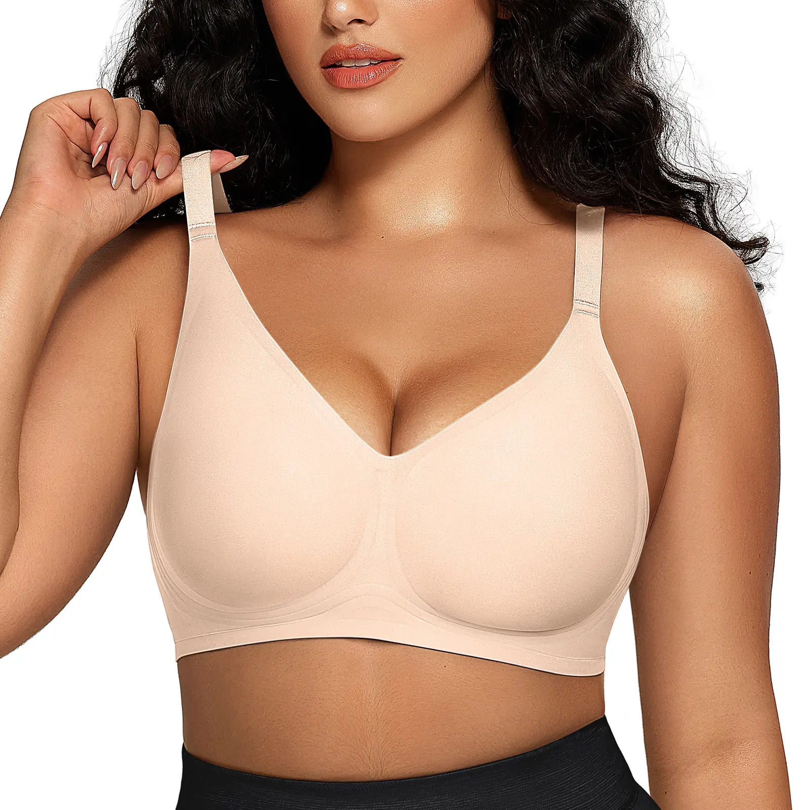 Women's Wireless Seamless Push Up Bra - Comfort Fit