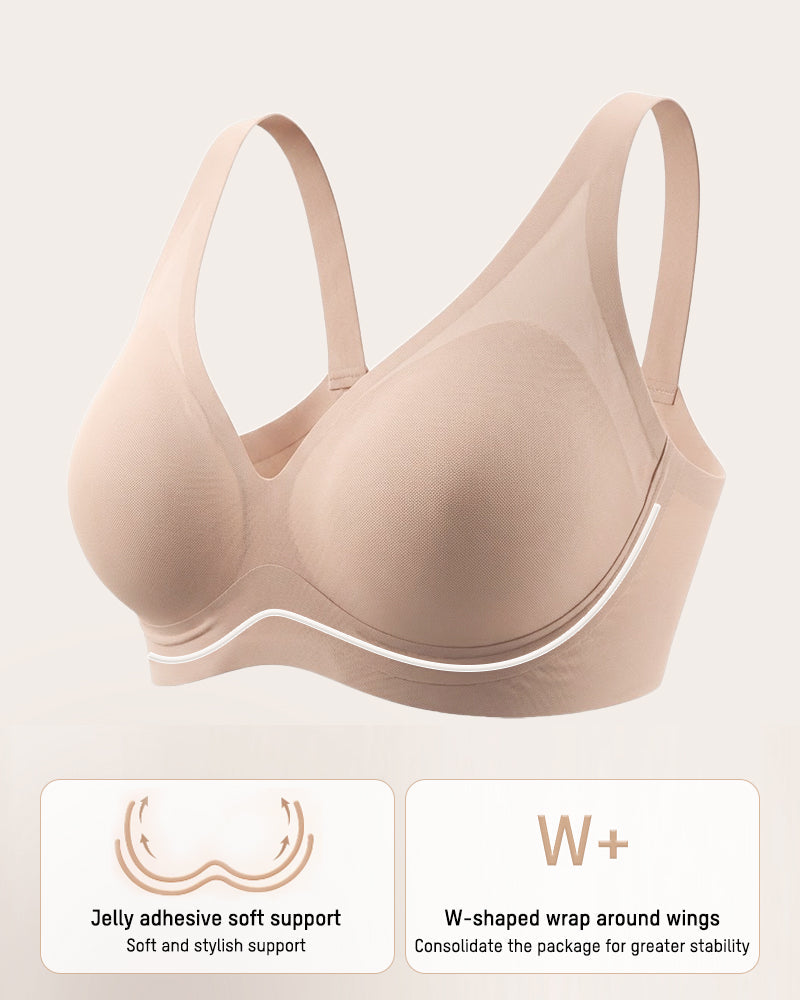 Supportive Wireless Deep-V Bra