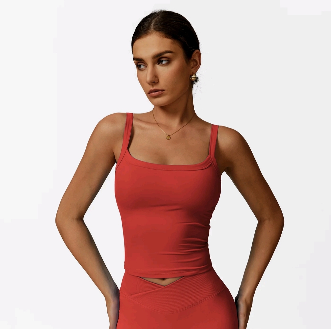 2025 Summer Women's Tank Top-Racerback Sleeveless Workout Shirt with Built-inBra |4-Way Stretch, Quick Dry & Breathable