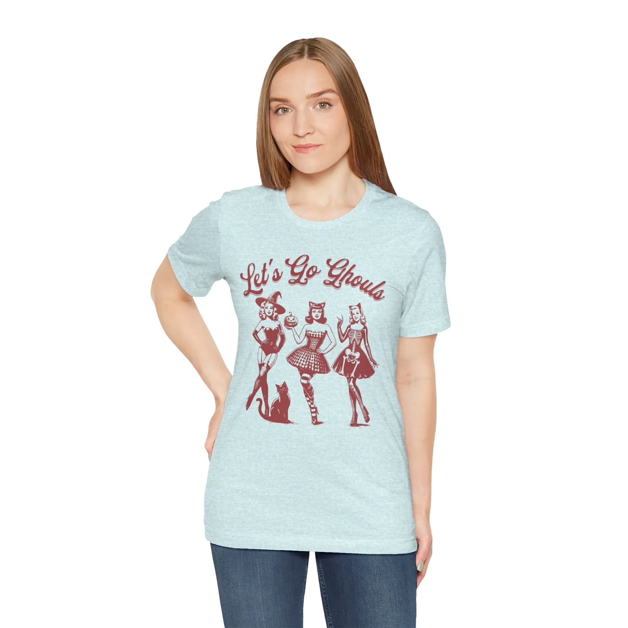 Let's Go Ghouls Bella Canvas Unisex Jersey T-Shirt - Multiple Colors