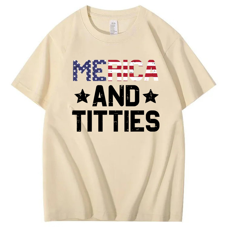 Merica And Titties T-Shirt