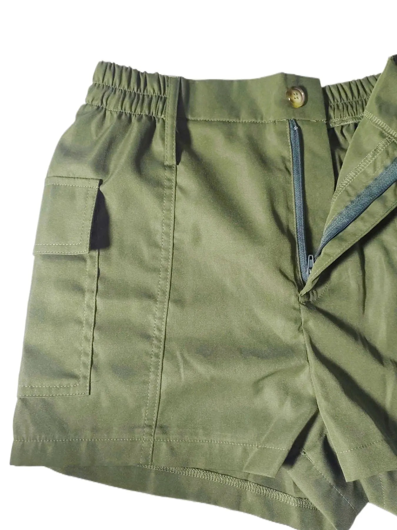 Women's Summer Solid Color Cargo Shorts