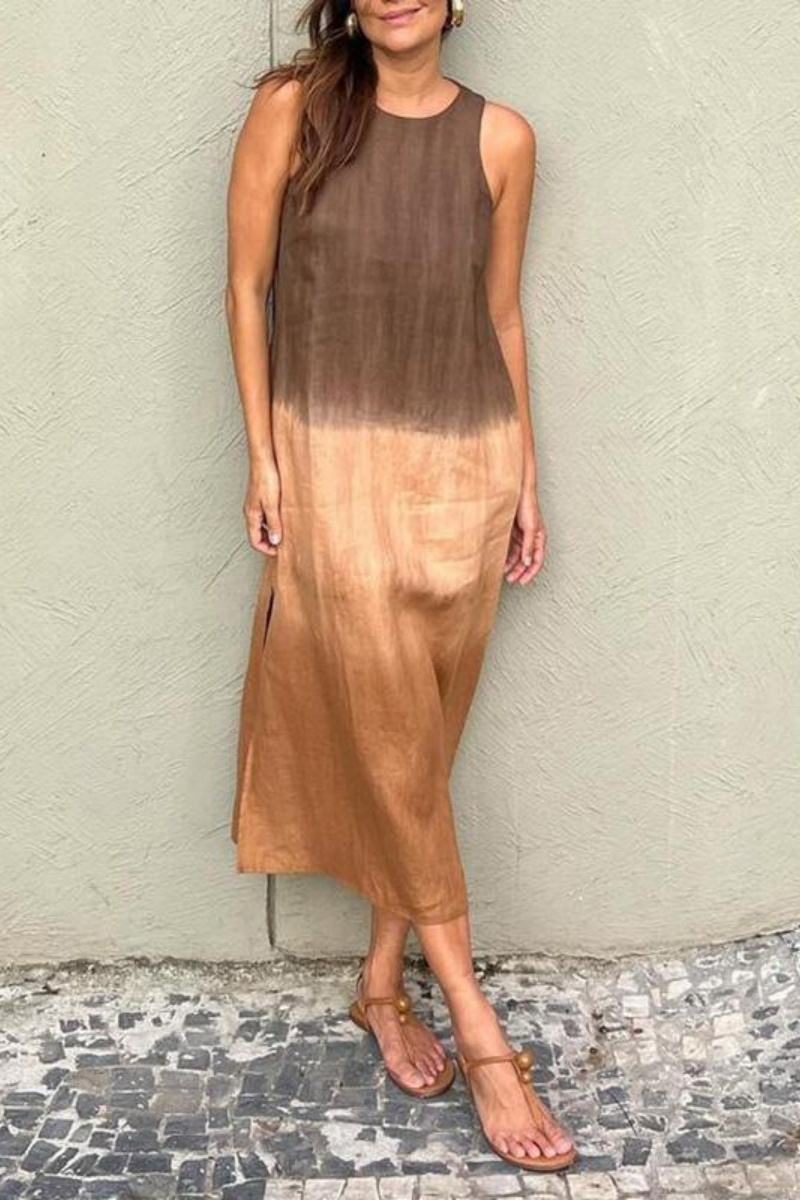 Nova Straight-cut Midi Dress